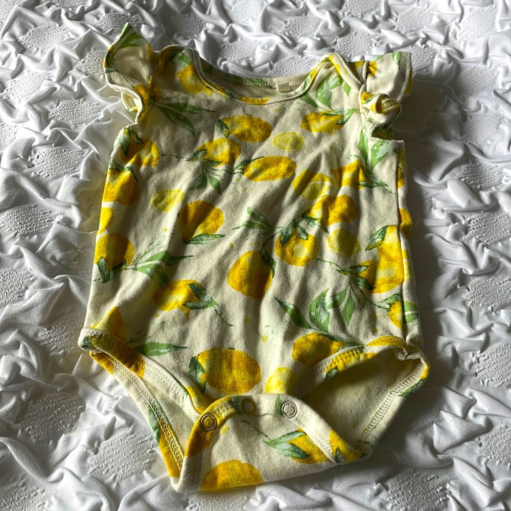 3-6 month, girl onesie